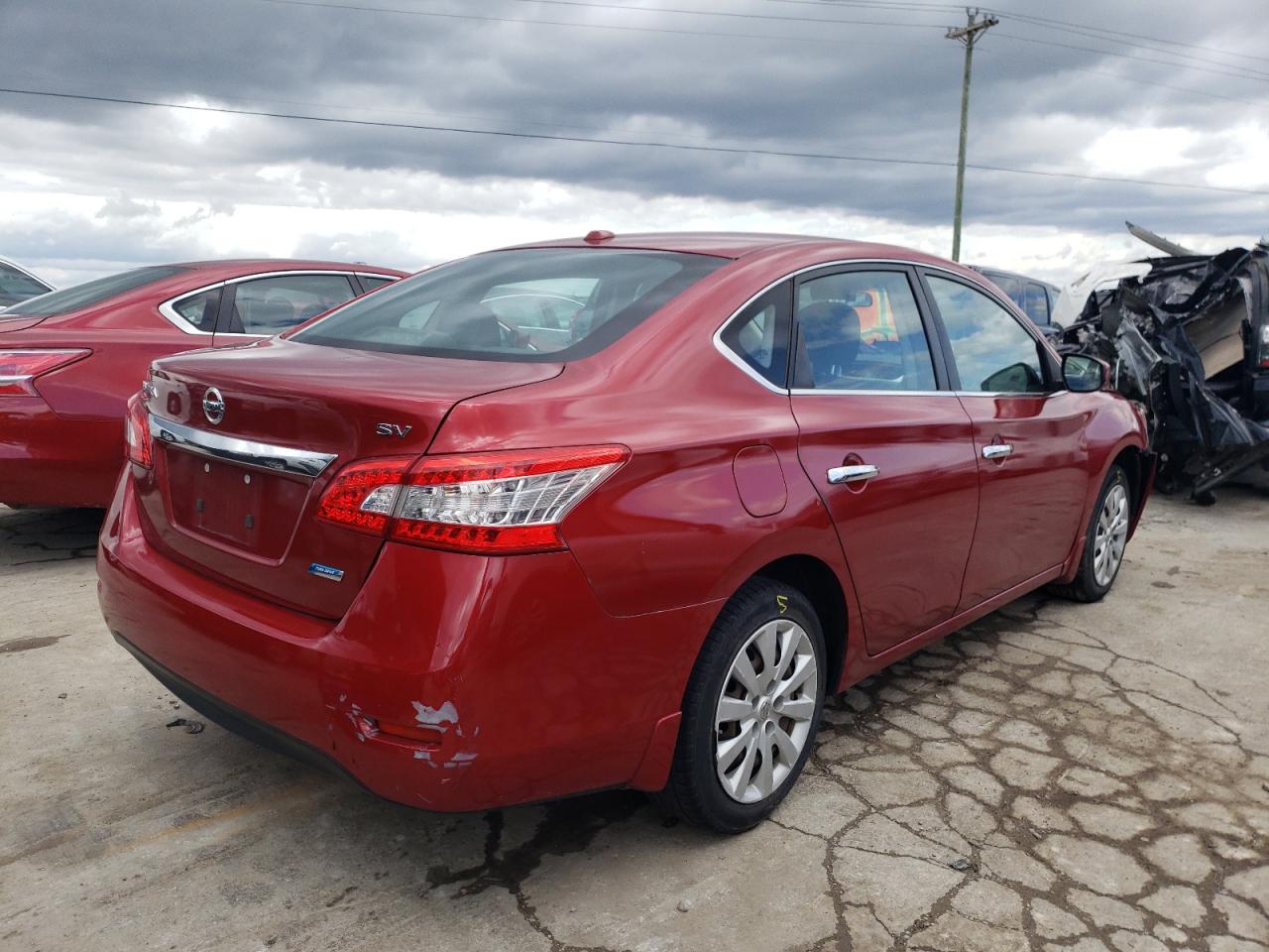 Photo 4 from auction – 2014 NISSAN SENTRA S with VIN 3N1AB7AP1EY318423