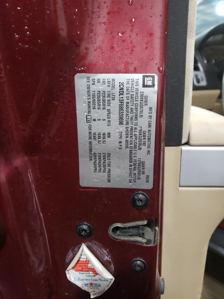 Photo 10 from auction – 2008 CHEVROLET EQUINOX LS with VIN 2CNDL13F686339696