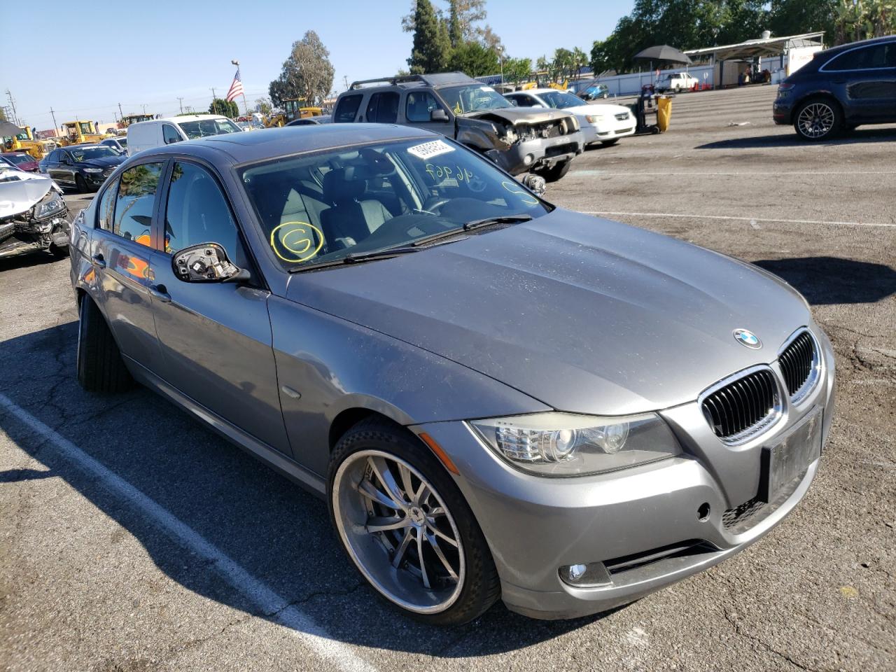 BMW 328 I 2011 with VIN WBAPH7G55BNN05360 - Photo from auction