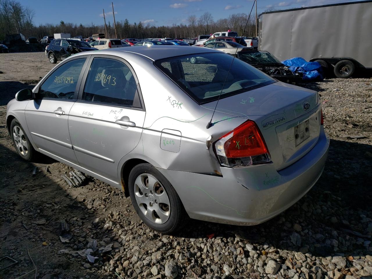 Photo 3 from auction – 2008 KIA SPECTRA EX with VIN KNAFE122185548701