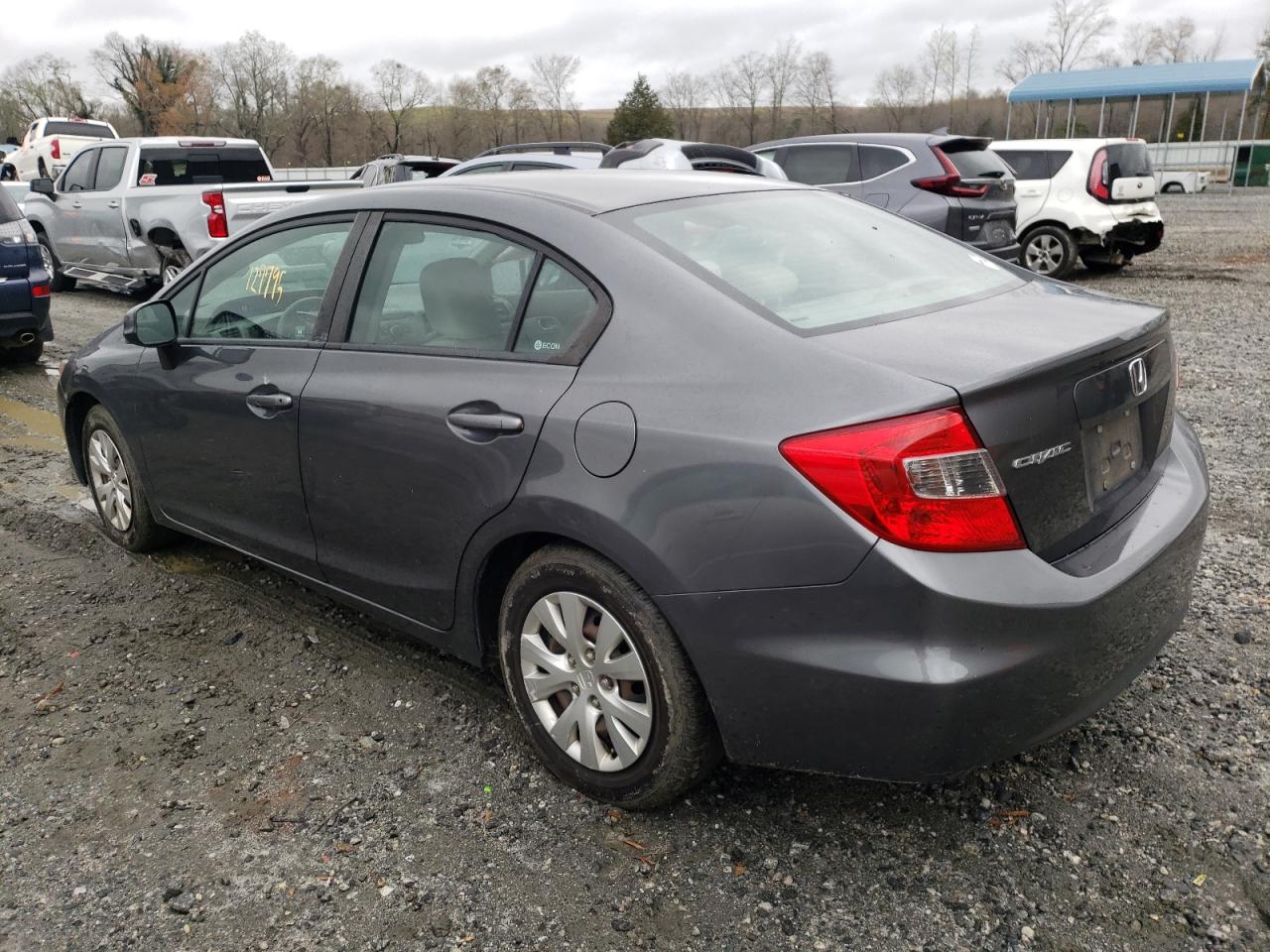 Photo 3 from auction – 2012 HONDA CIVIC LX with VIN 2HGFB2F50CH314588