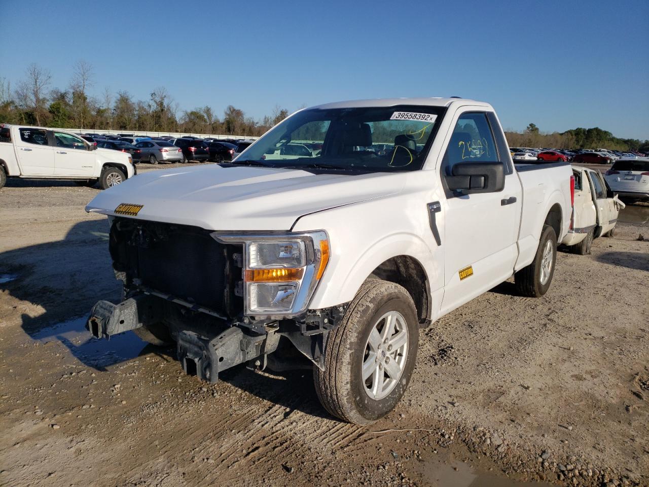 Photo 2 from auction – 2021 FORD F150 with VIN 1FTMF1C57MKE22029