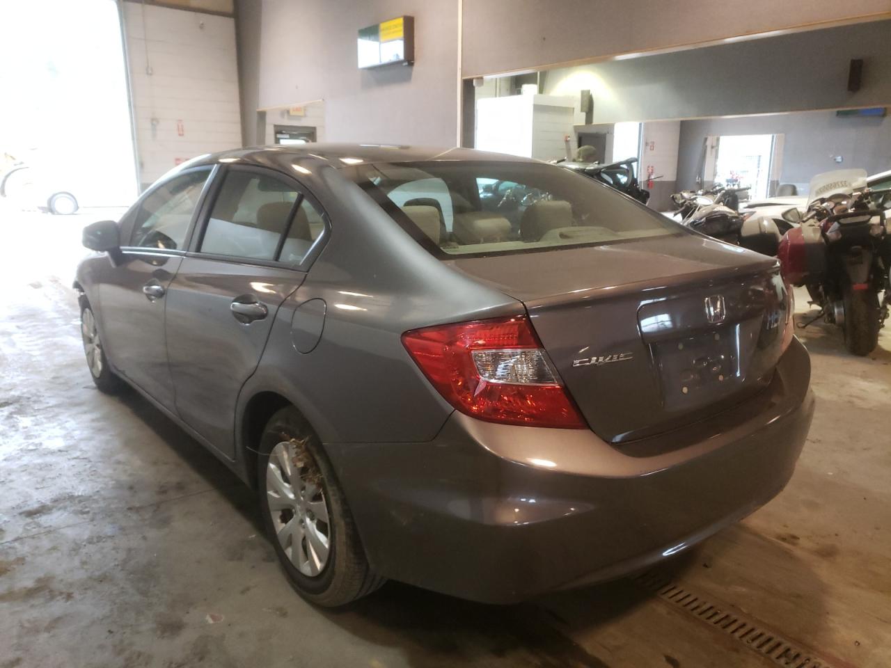 Photo 3 from auction – 2012 HONDA CIVIC LX with VIN 19XFB2F57CE087006