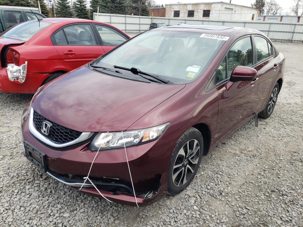 Photo 2 from auction – 2014 HONDA CIVIC EX with VIN 2HGFB2F88EH554274