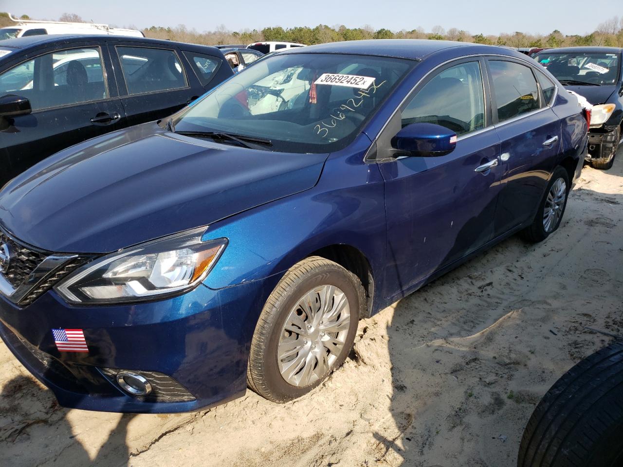 Photo 2 from auction – 2016 NISSAN SENTRA S with VIN 3N1AB7AP2GY322368