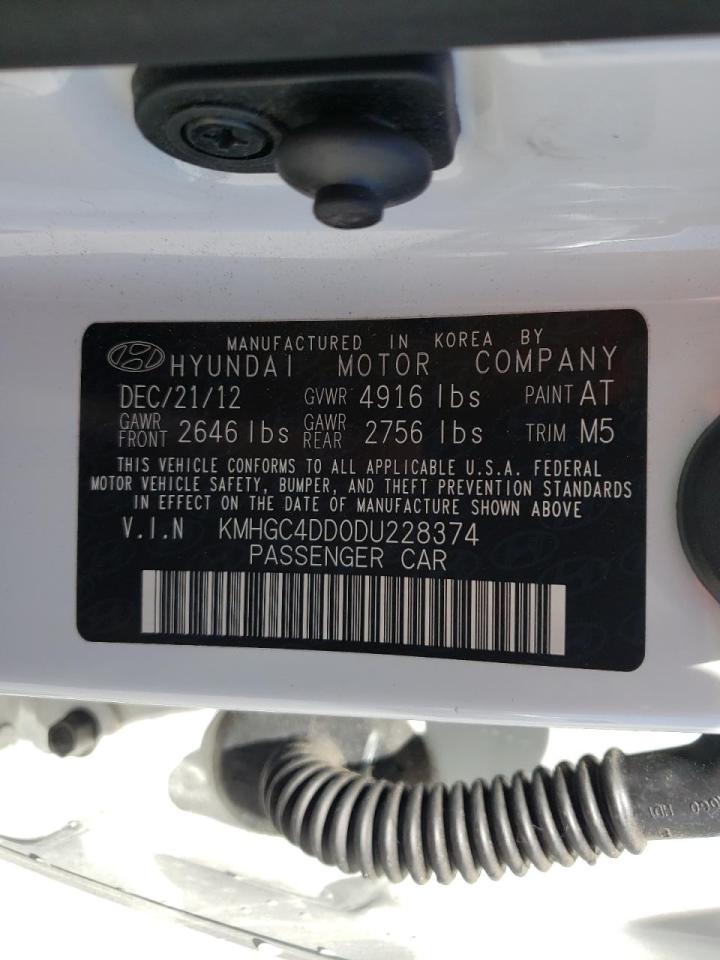 Photo 10 from auction – 2013 HYUNDAI GENESIS 3. with VIN KMHGC4DD0DU228374