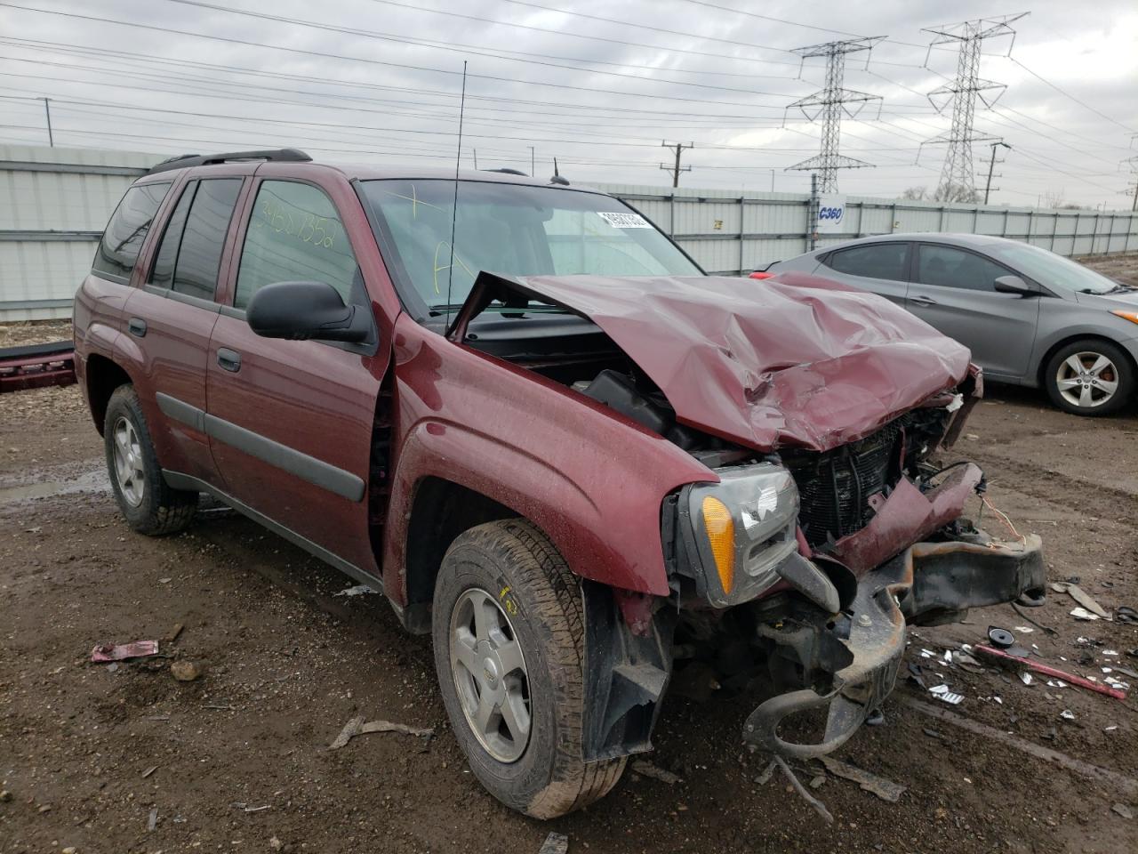 CHEVROLET TRAILBLAZE 2005 with VIN 1GNDT13S252101703 - Photo from auction