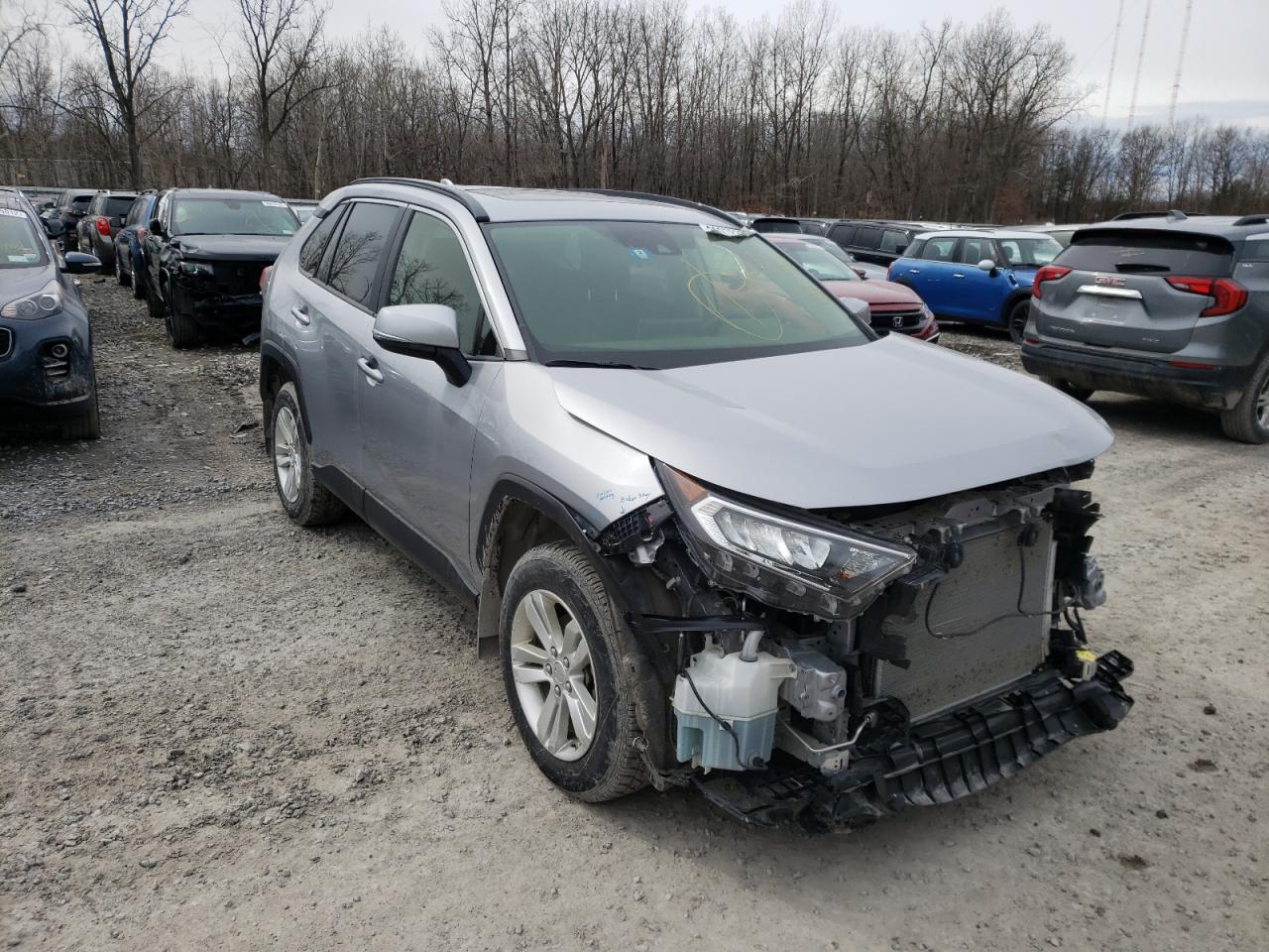 TOYOTA RAV4 XLE 2020 with VIN JTMP1RFV6LD051891 - Photo from auction