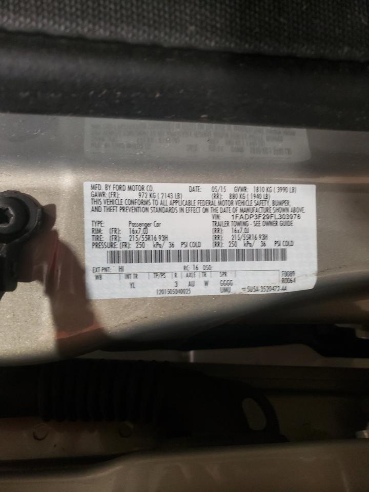 Photo 10 from auction – 2015 FORD FOCUS SE with VIN 1FADP3F29FL303976