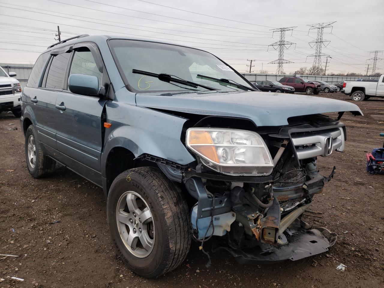 Foto 1 de la subasta – 2006 HONDA PILOT EX con VIN 5FNYF18696B009001