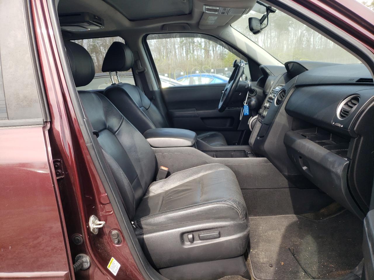 Photo 5 from auction – 2015 HONDA PILOT EXL with VIN 5FNYF4H51FB044687