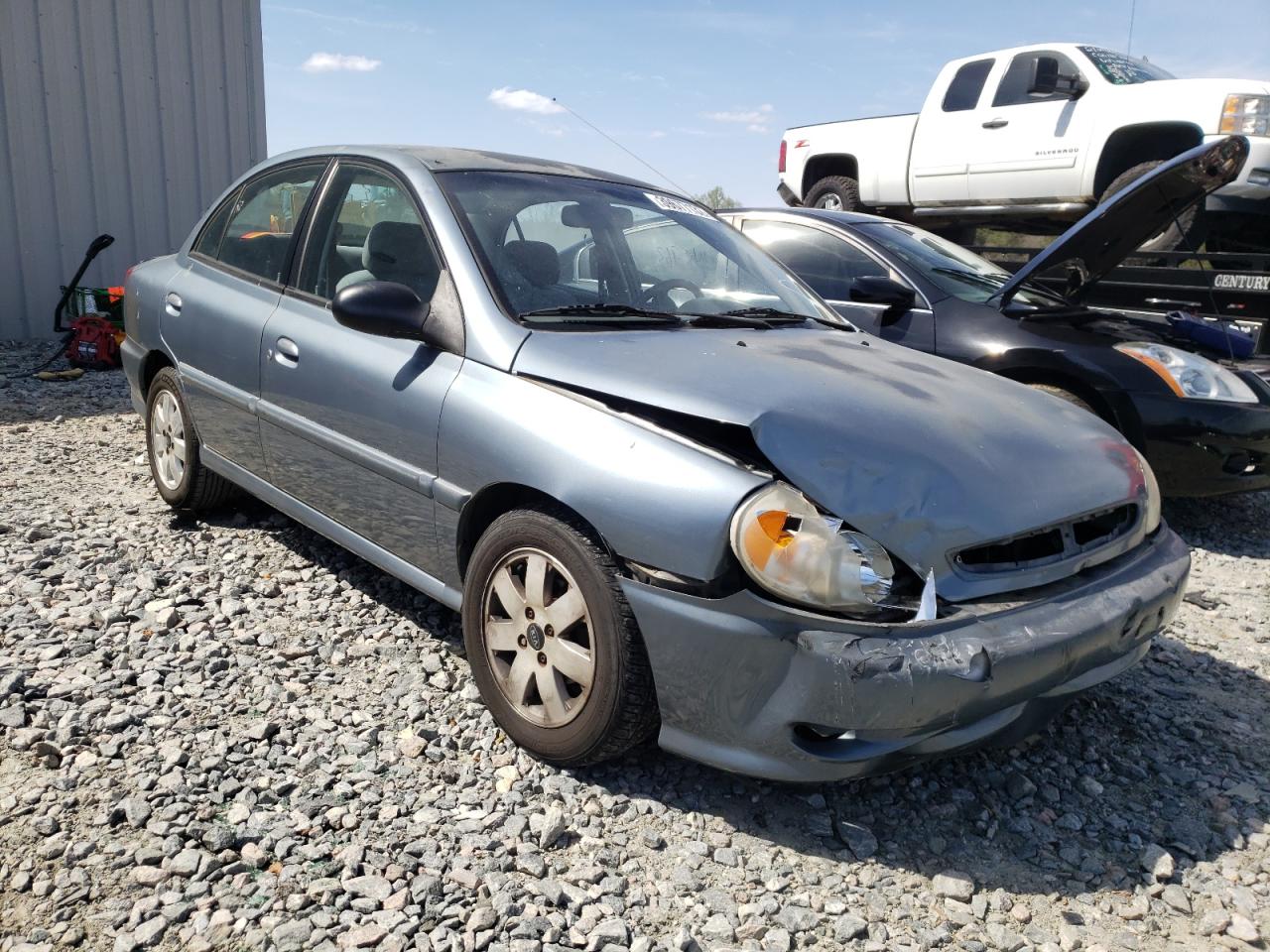 KIA RIO 2002 with VIN KNADC123X26097727 - Photo from auction
