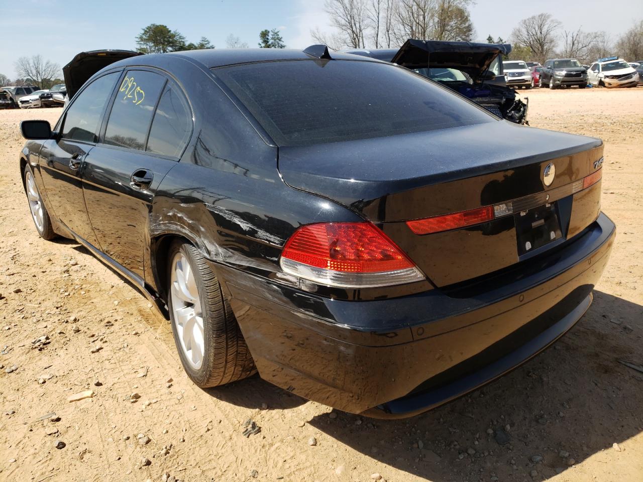 Photo 3 from auction – 2005 BMW 745 I with VIN WBAGL63585DP74316