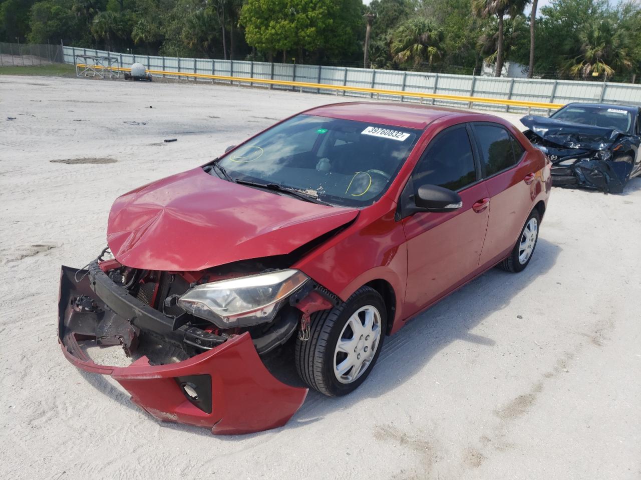 Photo 2 from auction – 2014 TOYOTA COROLLA L with VIN 2T1BURHE4EC069109