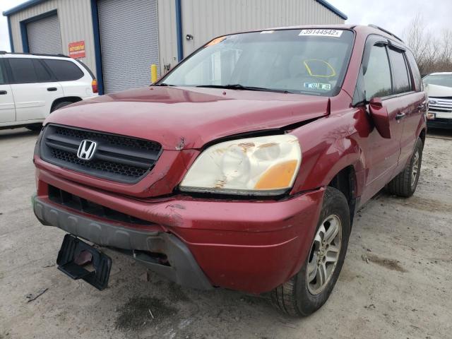 Photo 2 from auction – 2005 HONDA PILOT EXL with VIN 2HKYF18515H515140