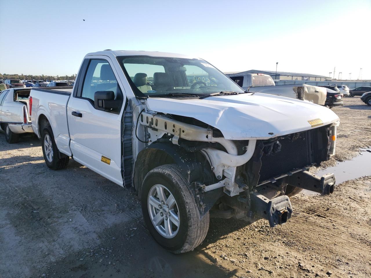 FORD F150 2021 with VIN 1FTMF1C57MKE22029 - Photo from auction