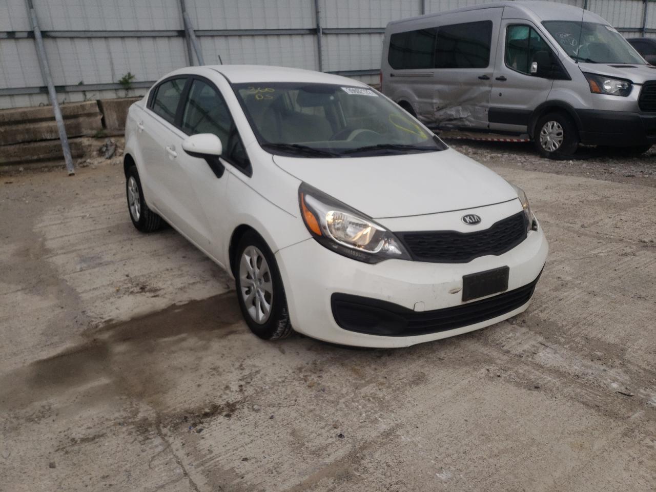 KIA RIO LX 2013 with VIN KNADM4A34D6243879 - Photo from auction