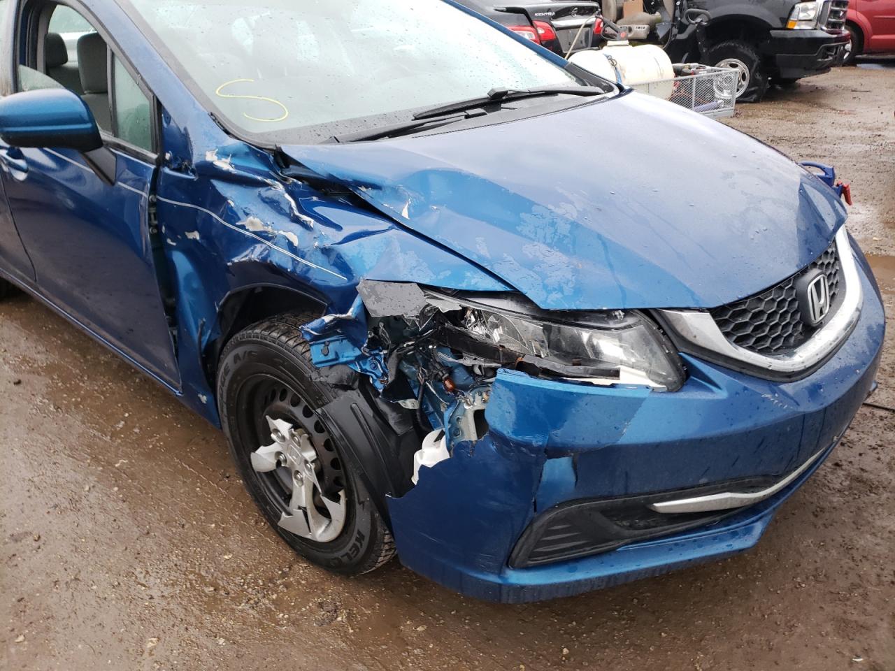 Photo 9 from auction – 2014 HONDA CIVIC LX with VIN 19XFB2F52EE066762
