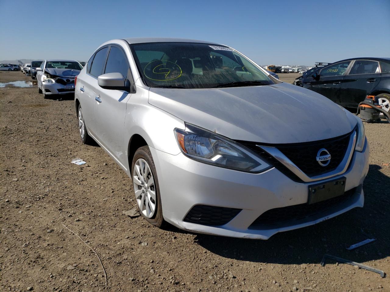 NISSAN SENTRA S 2016 with VIN 3N1AB7AP9GL653249 - Photo from auction