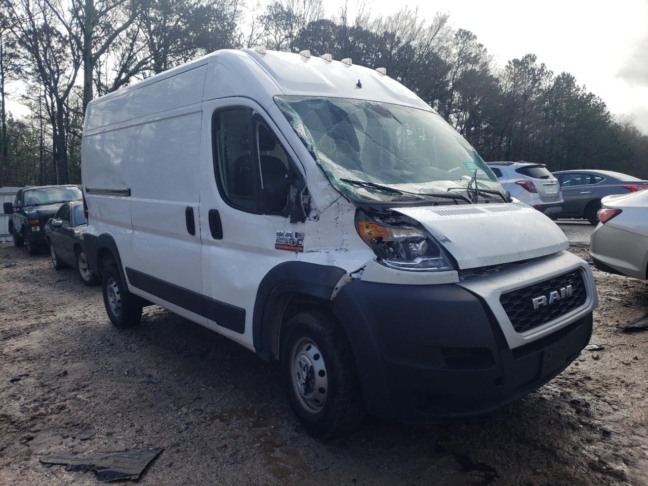 RAM PROMASTER 2019 with VIN 3C6TRVCG0KE533489 - Photo from auction