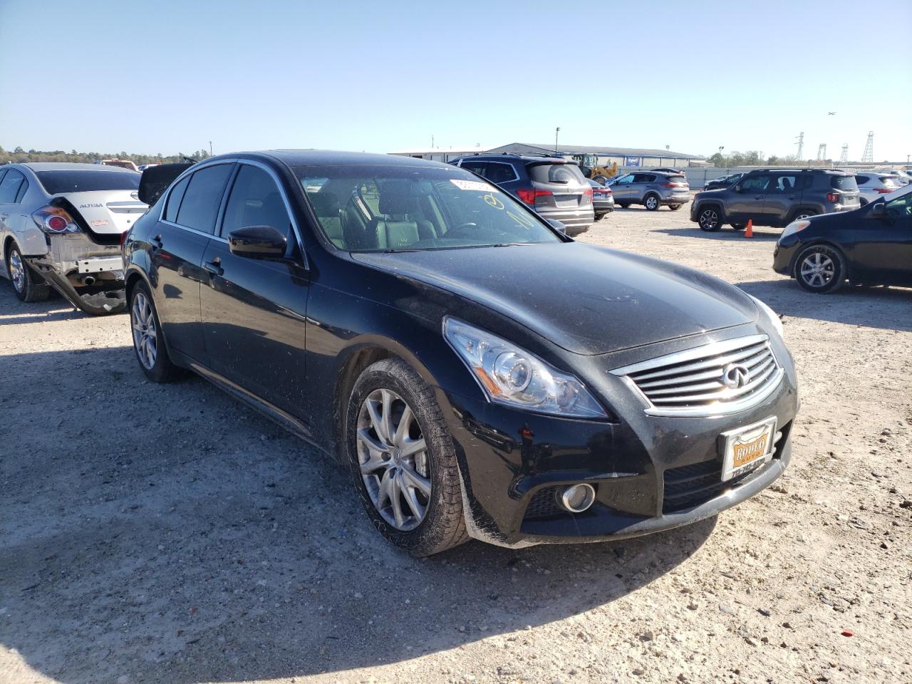 INFINITI G37 BASE 2012 with VIN JN1CV6AP3CM621911 - Photo from auction