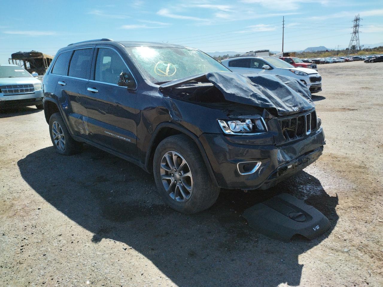 JEEP GRAND CHER 2014 with VIN 1C4RJFBG8EC321677 - Photo from auction
