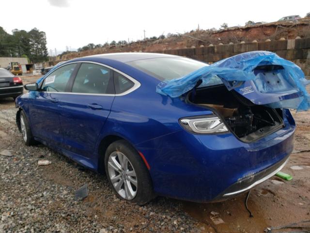 Photo 3 from auction – 2016 CHRYSLER 200 LIMITE with VIN 1C3CCCAB1GN143157
