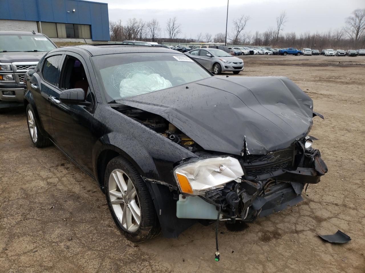 DODGE AVENGER MA 2011 with VIN 1B3BD1FG5BN544864 - Photo from auction