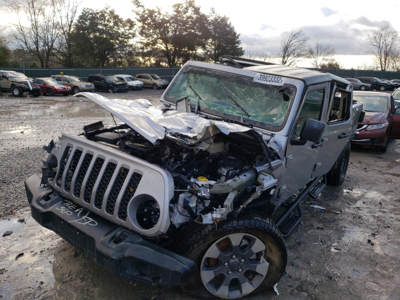 Photo 2 from auction – 2020 JEEP GLADIATOR with VIN 1C6HJTAG8LL211888