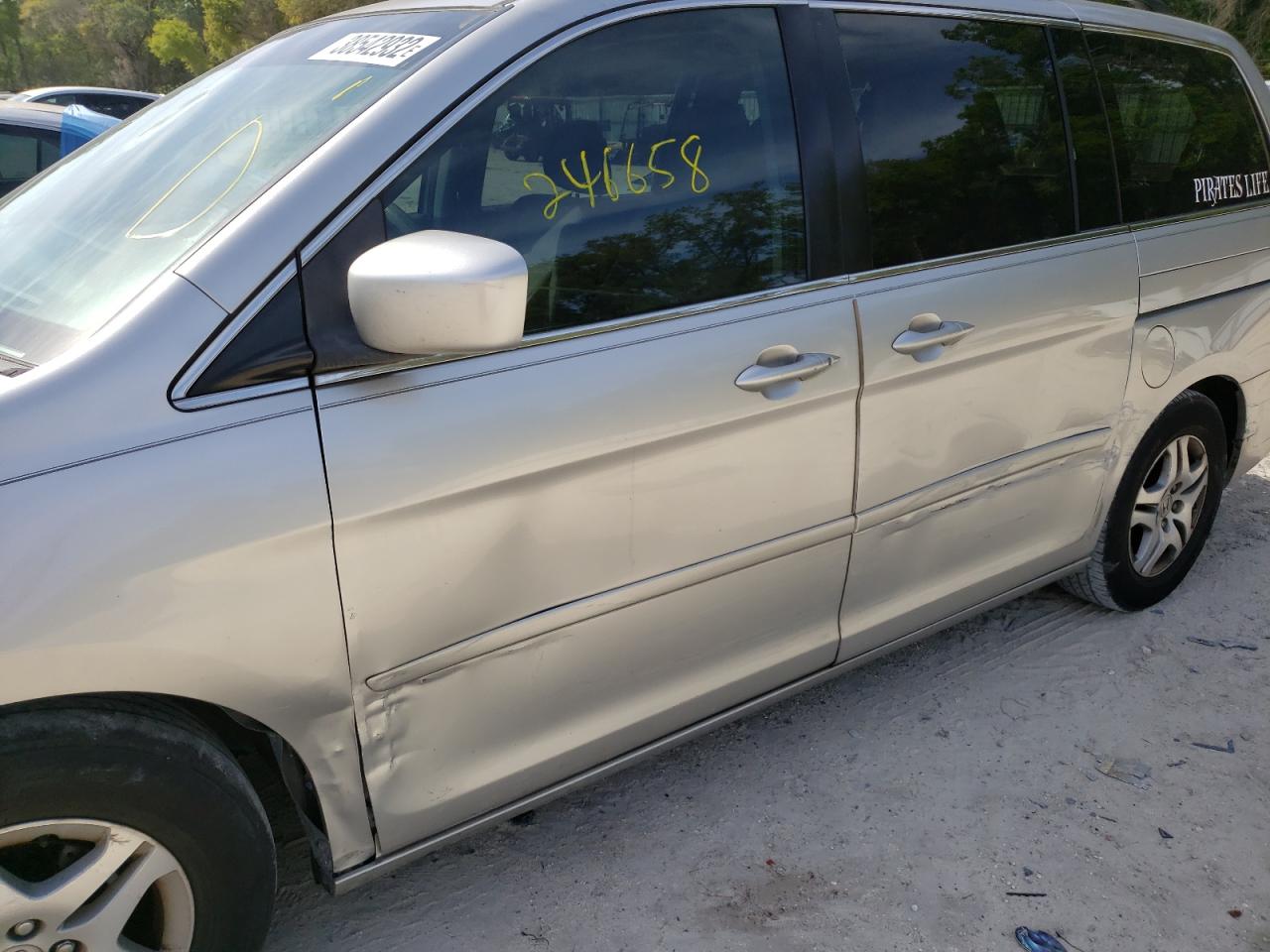 Photo 9 from auction – 2007 HONDA ODYSSEY EX with VIN 5FNRL38417B454230