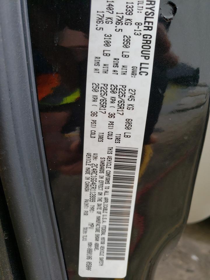 Photo 10 from auction – 2014 CHRYSLER TOWN & COU with VIN 2C4RC1GG4ER112899