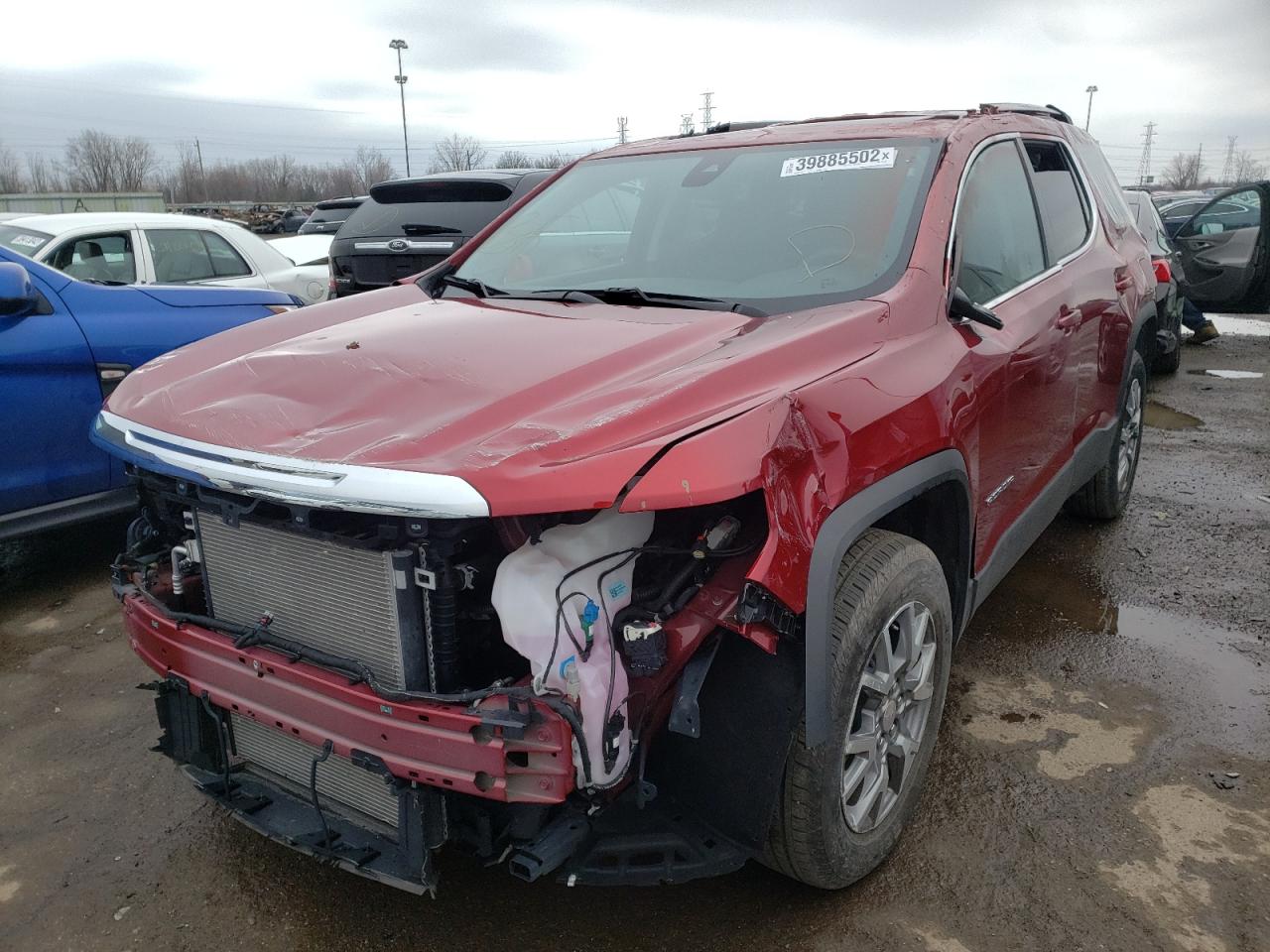 Photo 2 from auction – 2021 GMC ACADIA SLT with VIN 1GKKNMLS4MZ192673