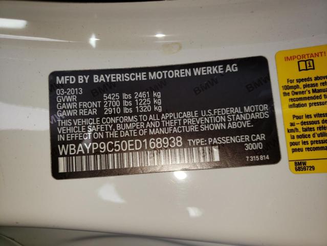 Photo 10 from auction – 2014 BMW 650 I with VIN WBAYP9C50ED168938