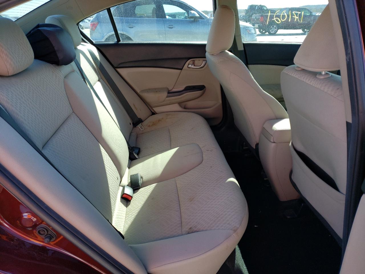 Photo 6 from auction – 2015 HONDA CIVIC LX with VIN 19XFB2F55FE059872