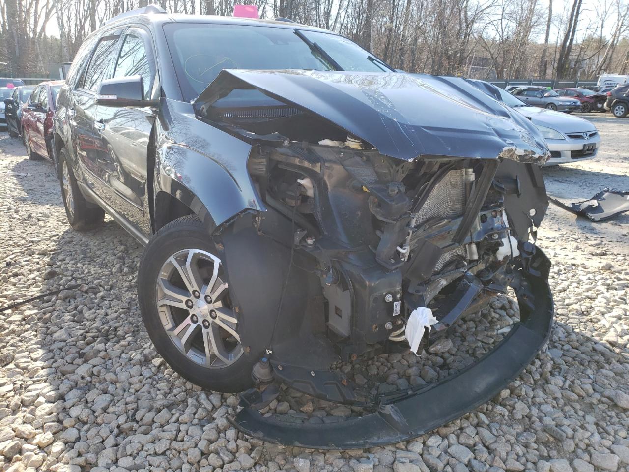 GMC ACADIA SLT 2015 with VIN 1GKKVRKDXFJ147402 - Photo from auction
