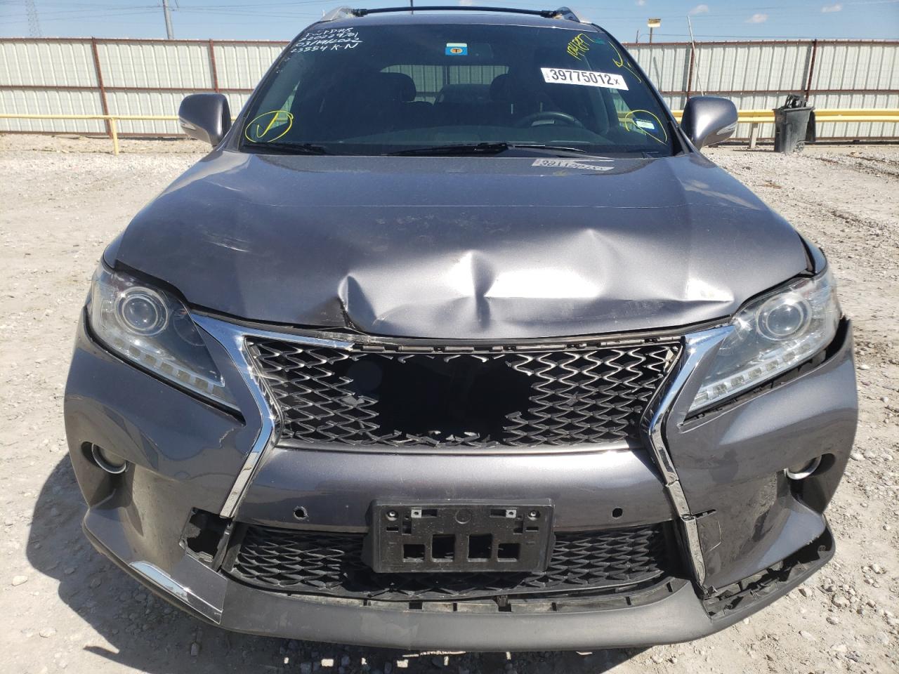 Photo 9 from auction – 2013 LEXUS RX 350 BAS with VIN 2T2BK1BA1DC194897