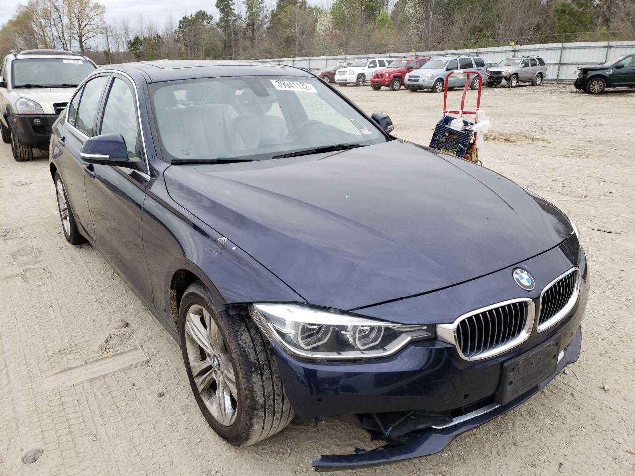 BMW 328 I SULE 2016 with VIN WBA8E9G52GNT44241 - Photo from auction
