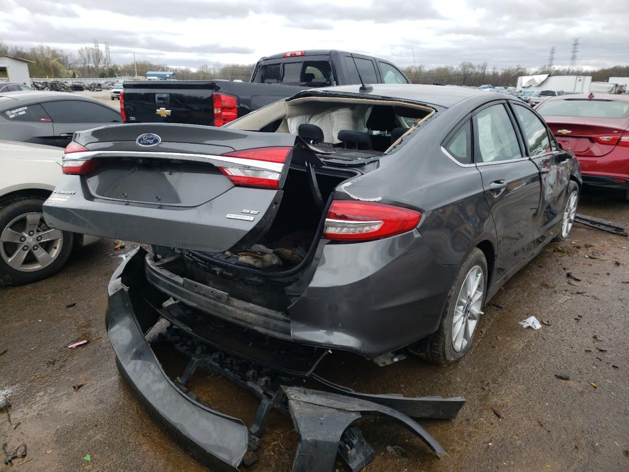 Photo 4 from auction – 2017 FORD FUSION SE with VIN 3FA6P0HD2HR410927