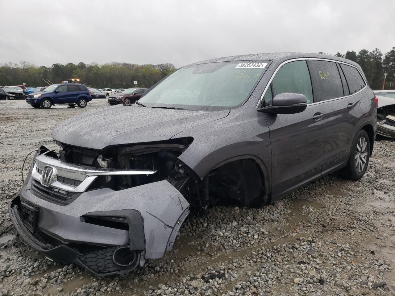 Photo 2 from auction – 2019 HONDA PILOT EX with VIN 5FNYF5H36KB007522