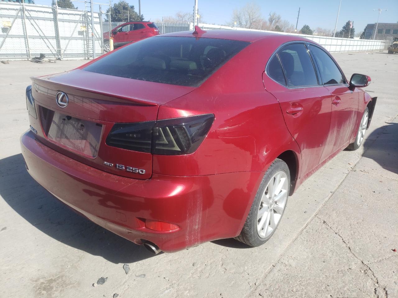 Photo 4 from auction – 2009 LEXUS IS 250 with VIN JTHCK262595029410