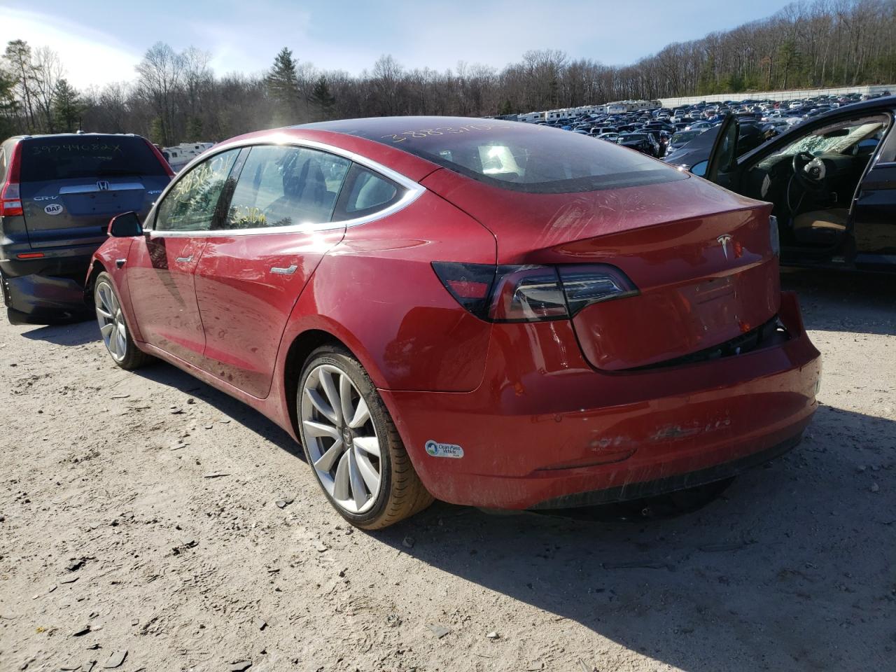 Photo 3 from auction – 2018 TESLA MODEL 3 with VIN 5YJ3E1EA9JF015458