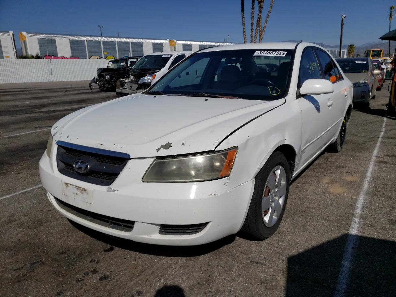 Photo 2 from auction – 2007 HYUNDAI SONATA GLS with VIN 5NPET46C17H247644