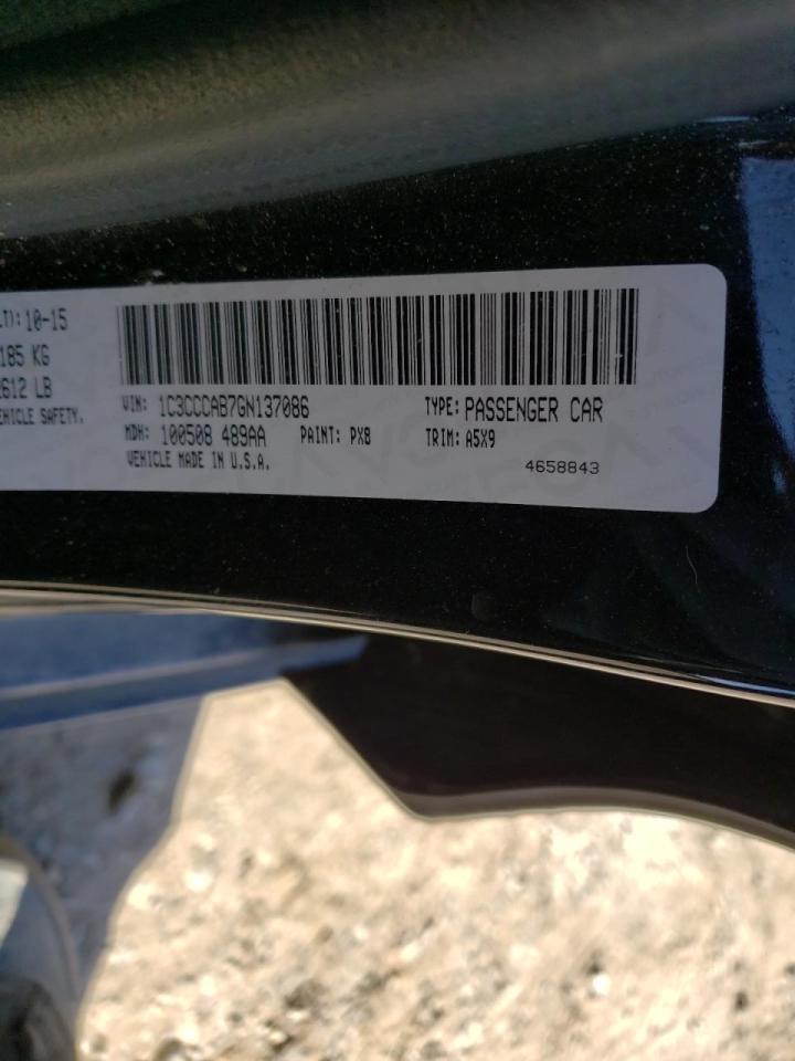 Photo 10 from auction – 2016 CHRYSLER 200 LIMITE with VIN 1C3CCCAB7GN137086