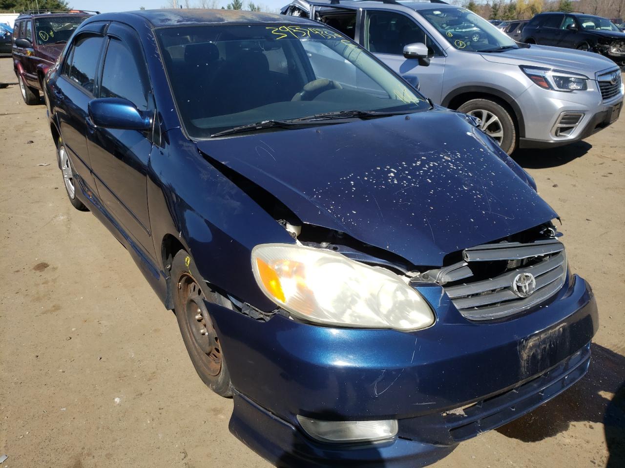 TOYOTA COROLLA 2004 with VIN 2T1BR32E44C251706 - Photo from auction