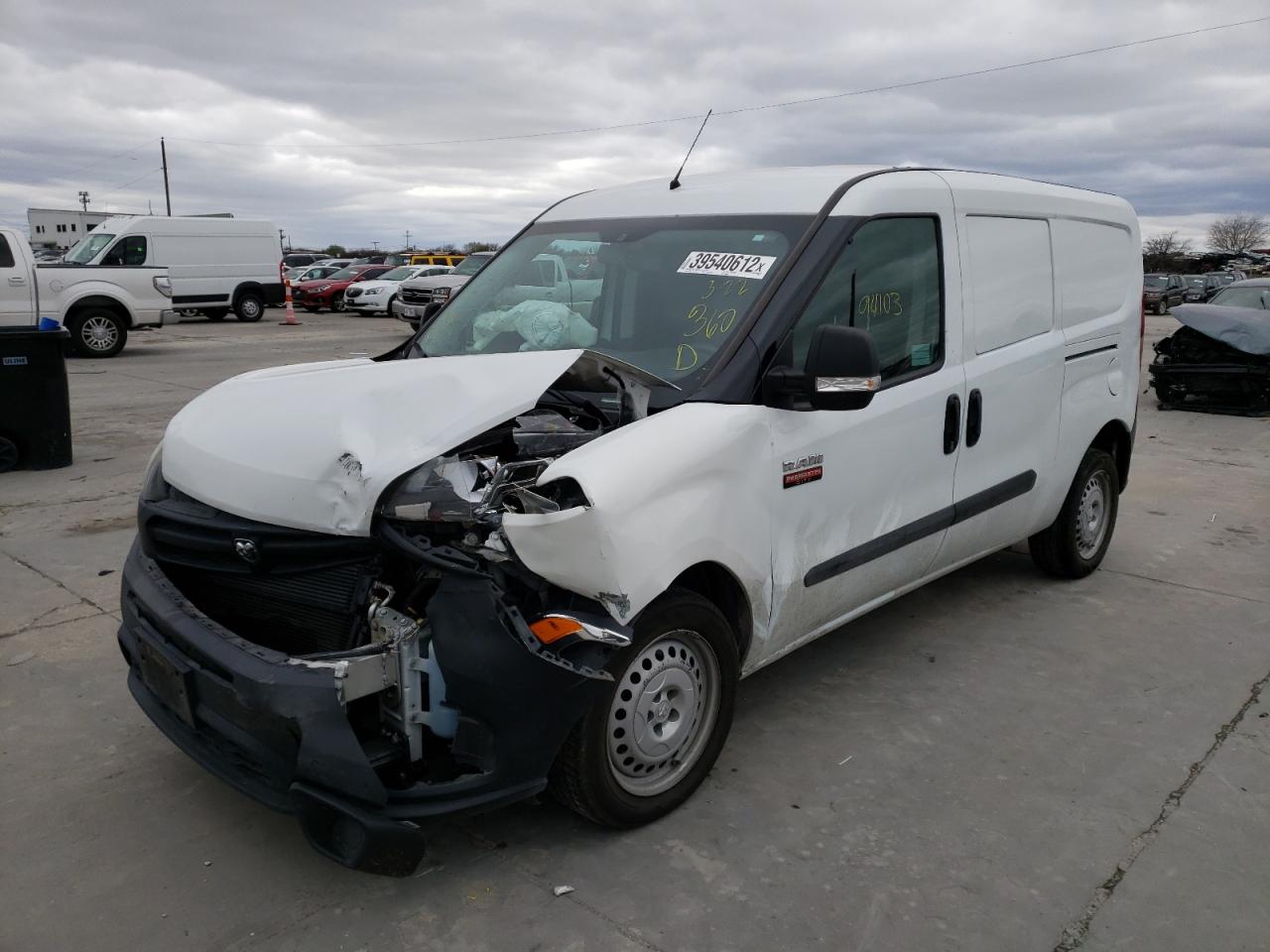 Photo 2 from auction – 2017 RAM PROMASTER with VIN ZFBERFAB2H6E60600