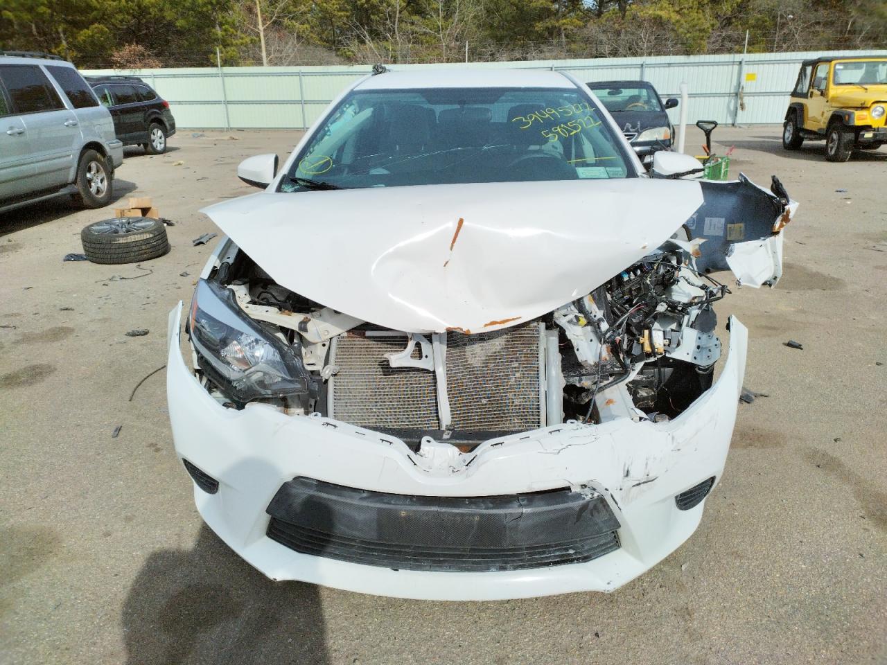 Photo 9 from auction – 2016 TOYOTA COROLLA L with VIN 2T1BURHE4GC581522