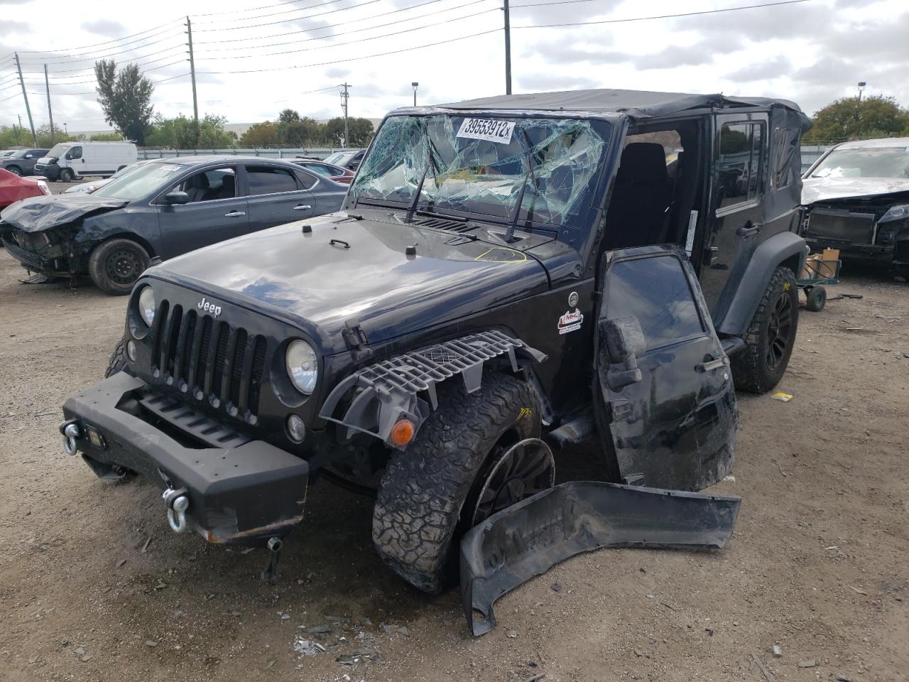 Photo 2 from auction – 2014 JEEP WRANGLER U with VIN 1C4BJWDG1EL104857