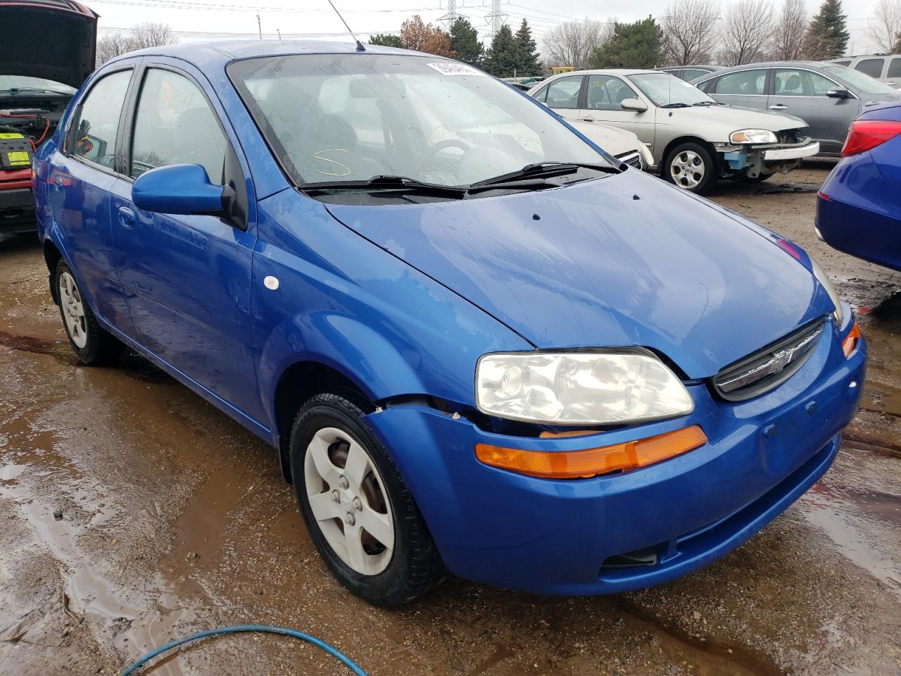 CHEVROLET AVEO BASE 2005 with VIN KL1TD52695B483538 - Photo from auction