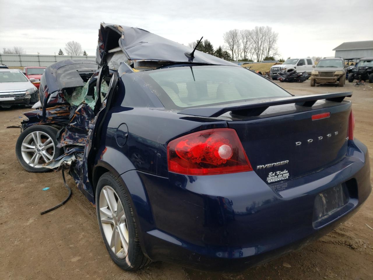 Photo 3 from auction – 2013 DODGE AVENGER SX with VIN 1C3CDZCB6DN620609