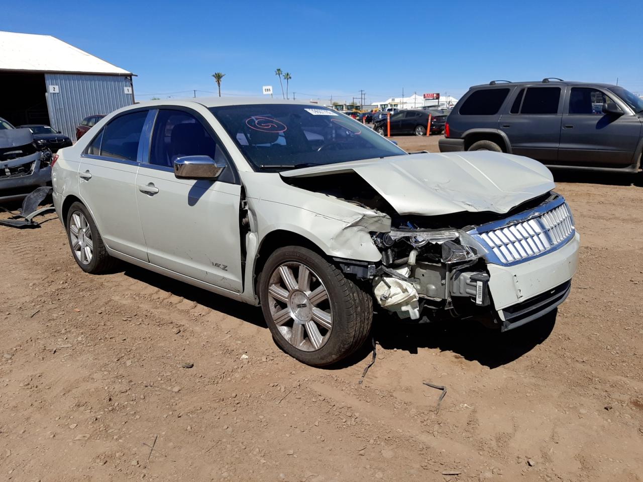 LINCOLN MKZ 2008 with VIN 3LNHM26T98R605839 - Photo from auction